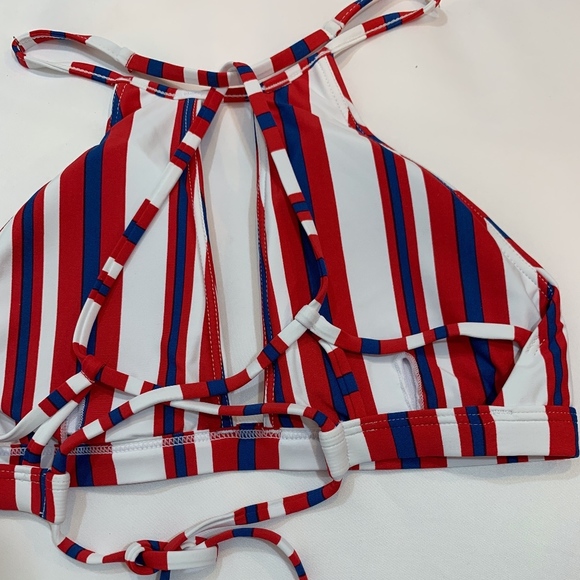 NWT B. Swim Set Halter Bikini Top + Hipster‎ Bottom XS Small Medium Large - Picture 5 of 8